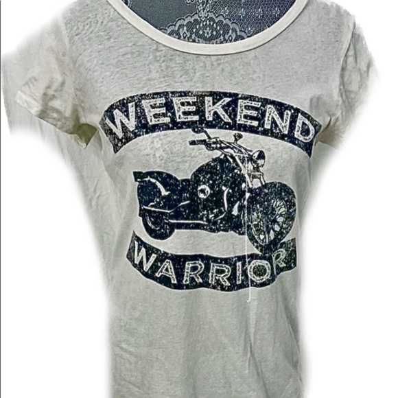 I Love H81 Weekend Warrior Biker tee size  US 1 - Picture 5 of 5